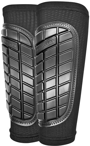 Bodyprox Protector Tibias de Fútbol para Hombres, Mujeres y Jóvenes (XL)