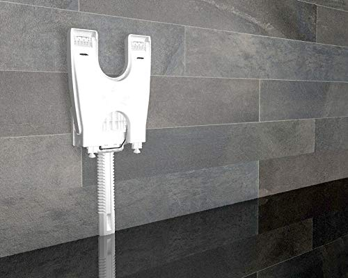 Delficare Duschklappsitz Varioporto, klappbar, bis 130 kg belastbar, Weiß