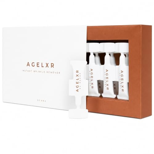 AGELXR Augenpflege Serum mit Argireline & Pentapeptid-18 – mildert sichtbar Falten, Augenringe & Schwellungen | Anti Aging Konzentrat in 10 Single Dose Vials | Duftfrei, für alle Hauttypen