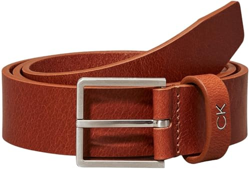 Calvin Klein Herren Gürtel Formal Belt 3,5 cm Ledergürtel, Braun (Cognac), 95 cm