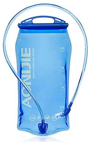 1L/1.5L/2LWasserblase BPA Frei Trinkblase Wasserreservoir Wasserbehälter Hydration Bladder Wasserblase Trinkbeutel Wassertank mit Schlauch (3L/101oz)
