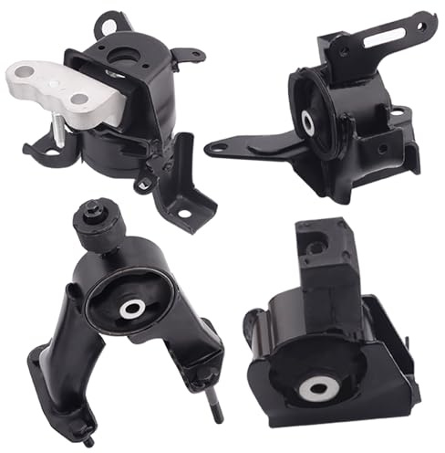 YBDDZH Automotive Engine Mounts Compatible with 2014-2019 Corolla 1.8L Auto Transmission Set of 4, Steel Material