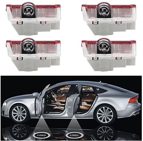 YWNYT 4pcs Car Door Light Logo, Projector Welcome Lights Compatible with BenIz Accessories A B C E M G GL GLA GLC GLE GLS Class 4dr W205 W213 W176 W166 W212