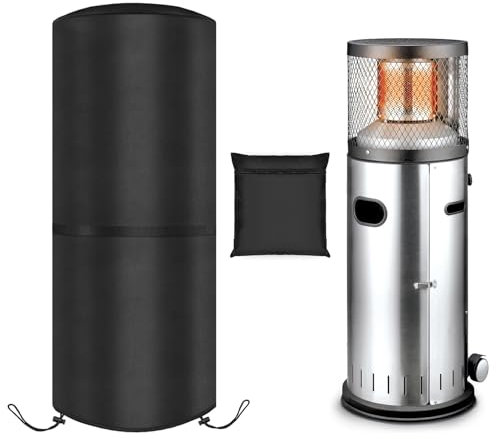 Copertura protettiva per riscaldatore da terrazza Enders Polo 2.0, resistente agli strappi, tessuto Oxford 420D, impermeabile, antivento, resistente ai raggi UV, copertura per riscaldatore da