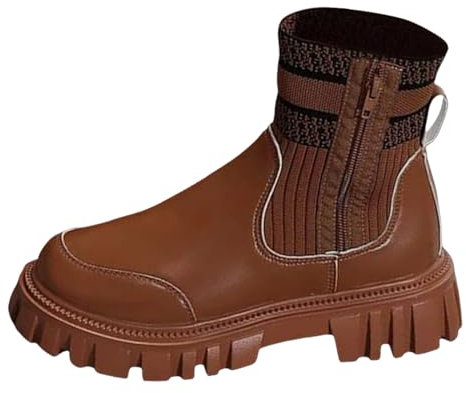 TYUIOP Waterproof Hiking Boots Women Work Boots Steel Toe Cap mid Sole Women Cowgirl Boot Trees for Long UK Heel Ankle for Knee high Riding Chelsea
