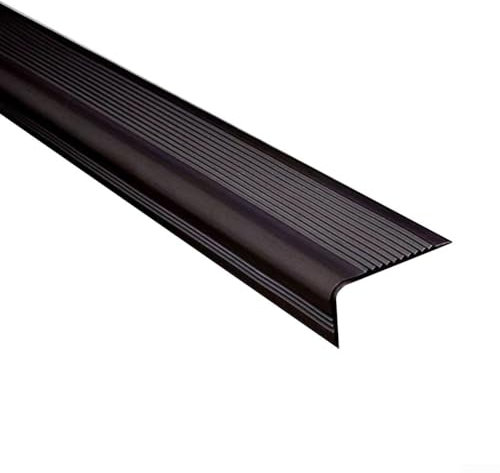 Wasserdichte PVC-Stufenmatten für verschiedene Materialien wie Fliesen, Holz und Metall (schwarz)