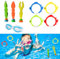 Immersione Pesce Anello Piscina Giocattolo, 8 Pezzi Giocattoli per Immersioni in Piscina, Pool Fish Dive Rings Diving Toys Set, per L'allenamento Subacqueo Pesce di Mare Anello Lancio Gioco