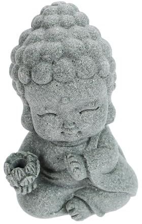 OUNONA Statua Buddha Piccola Per Scultura Buddha Decorativa Unico Per e Giardino