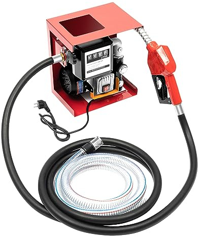 Pompa diesel elettrica da 220 V, autoadescante, 550 W, pompa dell'olio per combustibile, 60 l/min, con pistola automatica di erogazione, filtro e tubi per diesel, biodiesel, cherosene, olio