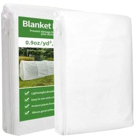 Generico Coperture di Piante Invernali - Coperte di da Giardino | Coperchio di Protezione del Congelamento, di Sacchetti in Vello da Giardino, Protezione Solare Panno Traspirante per Clima Freddo F