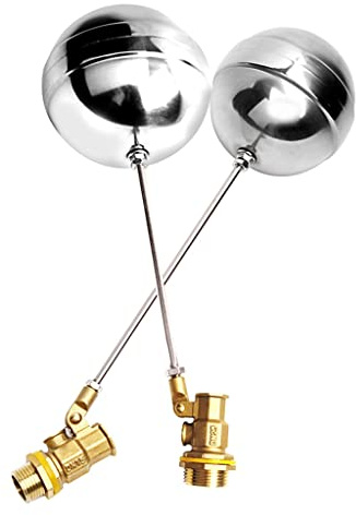 Válvula de flotador para depósito de agua, Válvula de bola flotante for tanque agua fría y caliente (1/2, 3/4 1)(DN15)