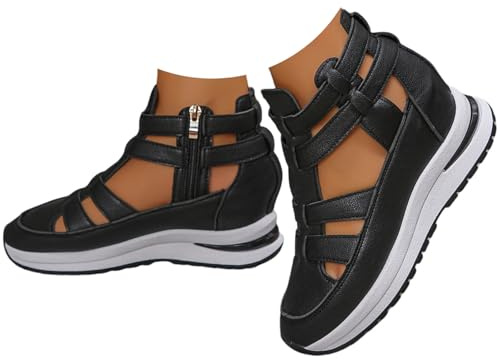 Genérico Sandalias Deportivas Mujer Comodas Sandalias Mujer Verano Ortopedicas Anchos Sandalia Trekking Zapatillas Barefoot Transpirables Senderismo Antideslizantes Zapatillas Casa Plataforma Zapatos