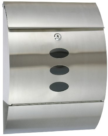 Esclusiva cassetta delle lettere in acciaio inox (117).