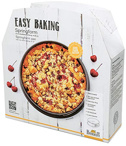 Birkmann Easy teglia di Cottura, in Acciaio Inox, Grigio, 26 cm