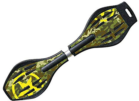 Garlando Nextreme Wave Board Urban Wave Military Deck mit Zwei Rädern