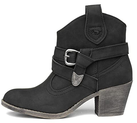 Rocket Dog Satire, Damen Kurzschaft Cowboystiefel, Schwarz (Black A00), 39 EU