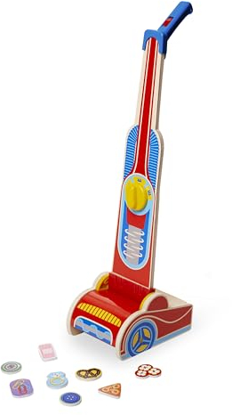 Melissa & Doug Holzstaubsauger Spielset (Frustfreie Verpackung)