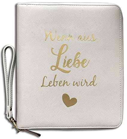 Mutterpasshülle Wenn aus Liebe Leben wird - U-Heft - Aus dem Bauch mitten ins Herz (Wenn aus Liebe Leben wird grau)
