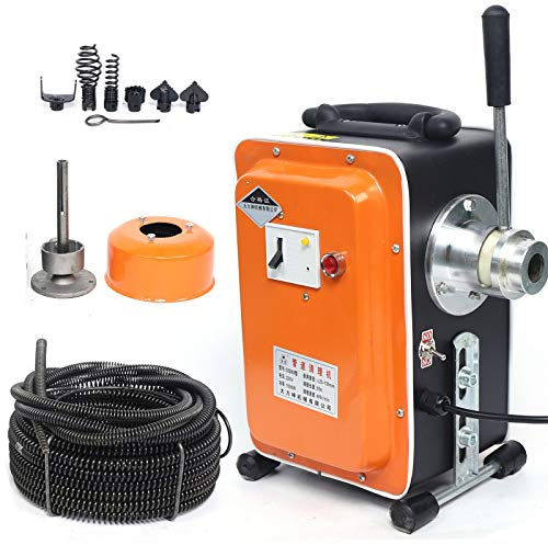 SHZICMY Rörrengöringsmaskin 750 W rörrengöringsmaskin, rörrensare, avloppsrensare, rörrengöring, maskin 20-150 mm