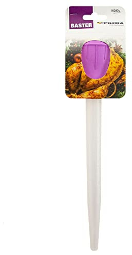 New 2 X Rubber Turkey BASTER Cooking Gravy BBQ Flavour Clear Tube Syringe Pump Pipe | Set of 2 | Easy to USE, with Clear Measurement Markings ON The Tube | A Rubber Bulb Provides A Non-Slip Grip