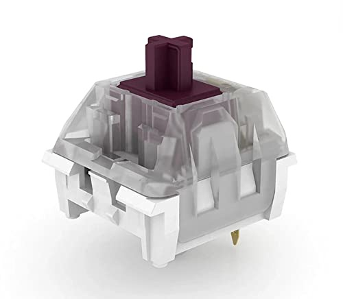 Ranked Kailh Tastenschalter für mechanische Gaming-Tastaturen | Plate Mounted (Kailh Pro Speed Plum, 90 Stück)