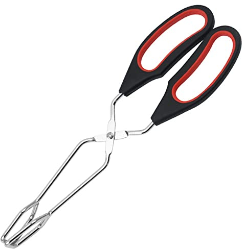 Scissor Tongs Stainless Steel Scissor Tongs Cooking Scissor Tongs Kitchen Scissor Tongs for Home Cooking Outdoor Barbecue Buffet and Party Kitchen