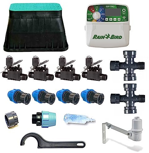 Kit irrigazione giardino Prato Erboso conponentistica Rain Bird a 4 settori
