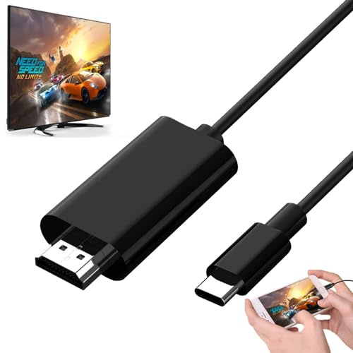 Adaptateur HDMI MHL Convertisseur Câble 4K HD Vidéo Numérique HDTV Cordon Miroir pour HP MacBook iPhone 15 Pro Max Samsung Galaxy S22 Plus S21 S20 S10 Note 20 USB Type C Téléphones Android vers