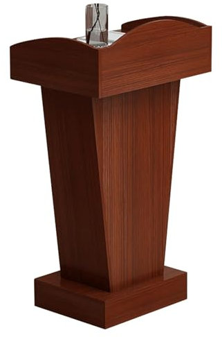 Roedax Rednerpult Stehende Rednerpulte, einfache Rednerpulte aus Spanplatten mit 2 offenen Ablagen, Hotelkanzeln für Kirchen, Rezeption, Moderne Podien Mode