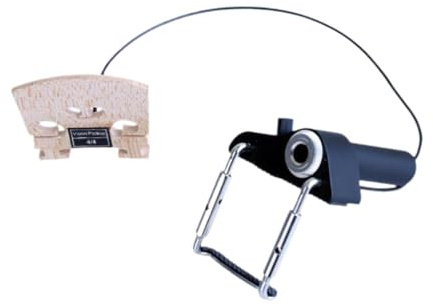 Generic Tonabnehmer für Violine mit Externer Klinkenhalterung für Banjo, Akustikgitarre, Violine