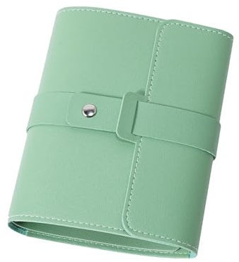 NIYATA Earring Book,Jewellery Rolls for Travelling,Earring Storage Organiser,Earring Organizer Roll,Portable PU Leather Ladies Earring Holder Organizer,Large Capacity Travel Jewellery Organiser(Green)