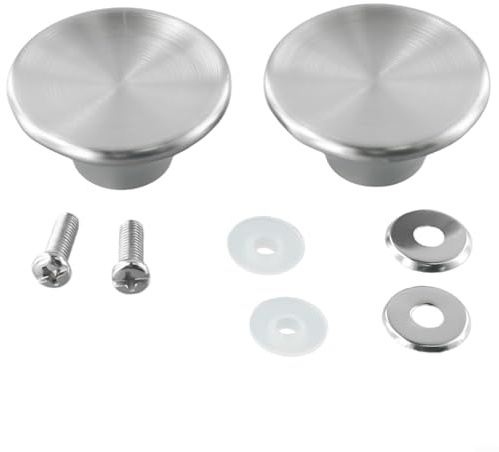 Lot de 2 boutons de couvercle de casserole en acier inoxydable antirouille résistant à la chaleur