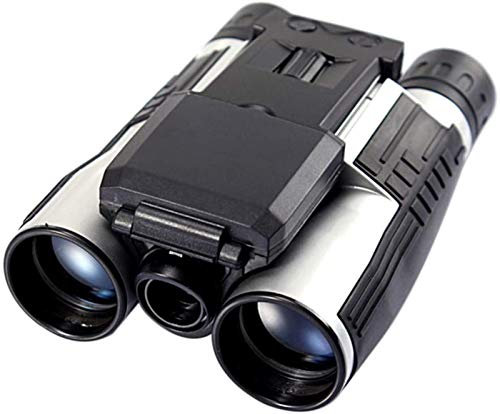 YJYJY Binocolo con Fotocamera Digitale 12X32 Telescopio ad Alta Definizione per Esterni Binocolo Multifunzionale con Registrazione Video 2 Display LCD