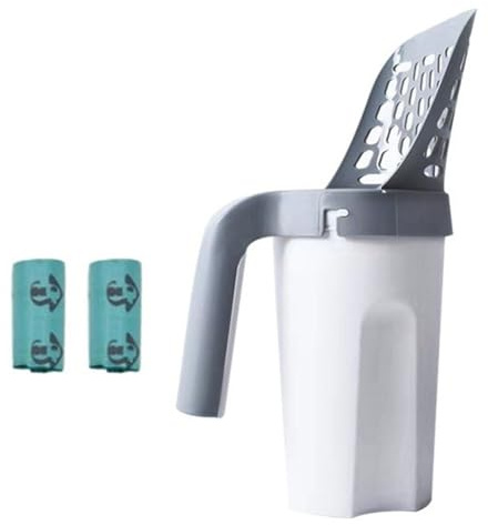 Gokoti Katzenstreuschaufel, Schaufel für Haustierfilter, Saubere Toilette, Müllsammler, Katzenbedarf, Zubehör, Katzentoilette, Selbstreinigend