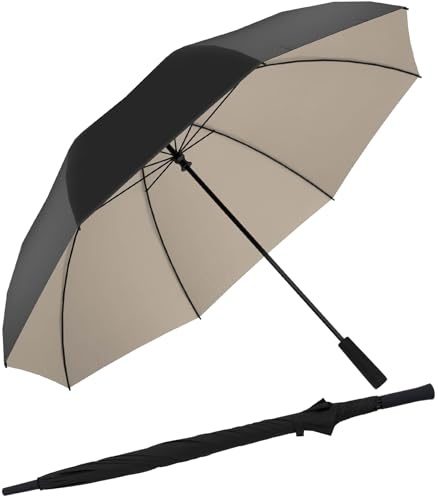 Doppler zero XXL Ultra Sun Golf Regenschirm mit UV-Schutz | Großer XXL Golf-Regenschirm mit UV-Beschichtung, extra großes Schirmdach, ca. 130 cm, leicht, schützt Sonne und Regen