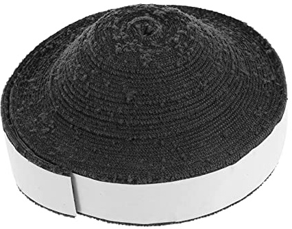 Gatuida Bandeau Anti-Transpiration pour Raquette de Tennis et Badminton, Bande Antidérapante en Fibre Légère, Facile à Enrouler, Noir