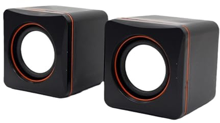KAHDGSS Petit Haut-Parleur Externe USB Multimédia Ordinateur De Bureau Ordinateur Portable Divertissement Externe Appareil Mobile De Bureau avec Câble USB