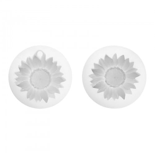Lot de 2 moules en silicone tournesol pour bougies, moules à bougies 3D DIY pour la maison, faciles à démouler, cadeau de décoration d'intérieur