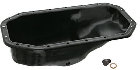 febi bilstein 18426 Ölwanne mit Ölablassschraube und Dichtring, 1 Stück | Kompatibel mit: AUDI 50, 80 B2 Stufenheck, SEAT CORDOBA, IBIZA II, VW DERBY, DERBY, GOLF I, GOLF II, GOLF III