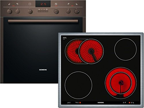 Siemens eq241bk02 Plaques de cuisson de combinaison/A/0.89 kWh/67 l/marron/optimale Résultats de cuisson/innovante répartition de la chaleur