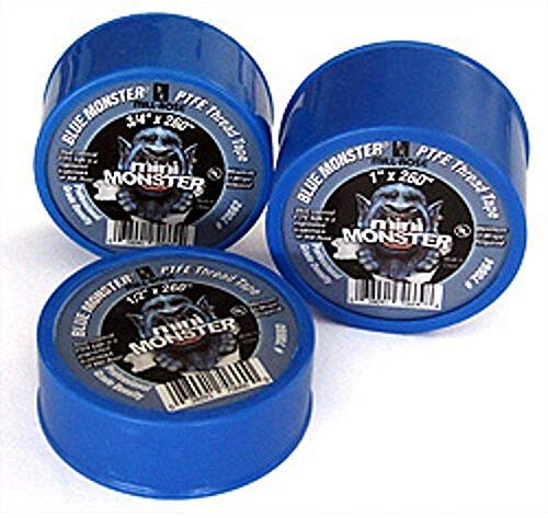 Millrose 70662 Monster Roll PTFE Thread Seal Tape, 3/4-Inch x 260-Inch, Blue