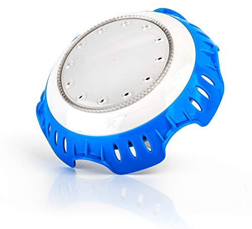 Gre LEDRW - Iluminación para Piscina. Proyector Led Blanco ecológico para Piscina Elevada de Acero. Luz para Piscinas