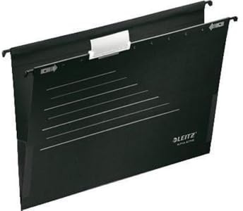 LEITZ ALPHA Active Hängetasche, A4, med Fröschen, schwarz, 5 Pezzi
