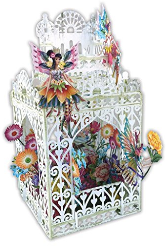 Flower Fairies 3D pop-up di auguri di carta d' arte