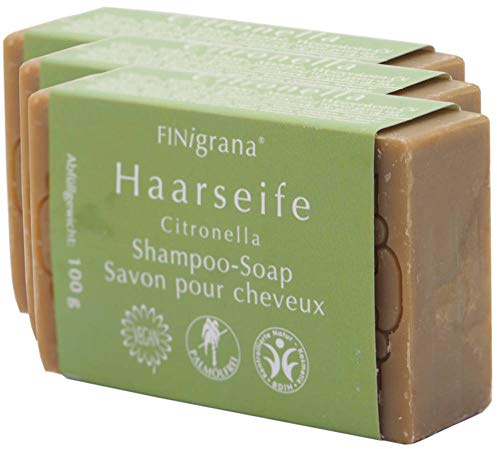 FINigrana Aleppo Haarseife Citronella 100 g 3er Pack