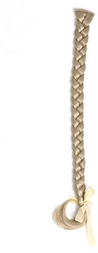 WIG ME UP - SA101-22 Geflochtener Zopf Flechtzopf mit Clip lang 50cm Blond Hellblond