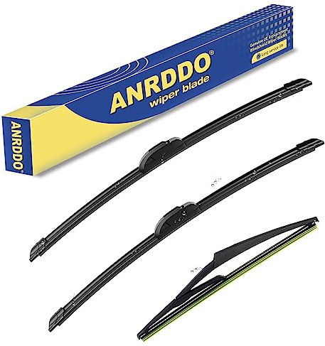 3 Wipers Factory Replacement For Nissan Juke 2011 2012 2013 2014 2015 2016 2017 Original Equipment Replacement Windshield Wiper Blade Set 22+14+12 (Set of 3)