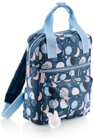 Miquelrius Unisex Kinder Mochila Cuadrada Recicl. Space Bunny Schulrucksack