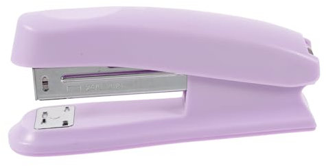 EXCEART Hefter süßer Heftklammerentferner Heftgerät aus Metall, robust Schreibtisch-Essentials Bürogeräte Schüttgut Macaron Schreibwaren Notwendigkeit Bürobedarf Kunststoff Violett