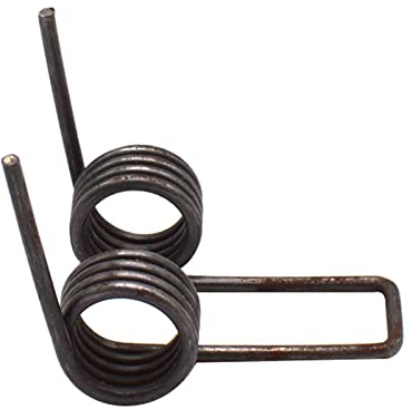 V-förmige Feder, Torsionsfedern, 2 Stück Federstahldraht, Durchmesser 3 mm, doppelte Torsionsfeder, robuster Federausgangsdurchmesser 23 mm